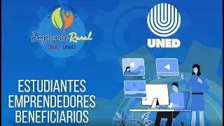 Estudiantes emprendedores beneficiarios del Proyecto EMPRENDE Rural/ UNA-UNED 2020-2022