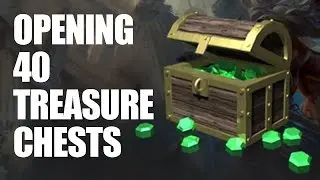 Opening 40 Treasure Chests in Smite (8,000 Gems Worth!)
