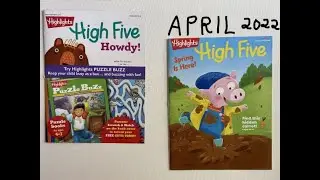 Highlights High Five Magazine | April 2022 Edition | Ages 2-6 | Magazine Flip-through