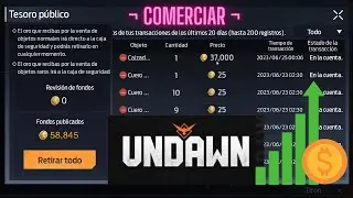 Undawn Tutorial - Comerciar / Mercado ( Market )