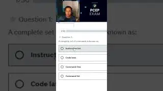 Python Certification Example question | A complete set command | PCEP #python #coding #programming