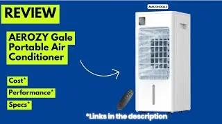 AEROZY Gale Portable Air Conditioner Review 24.4&rdquo; Windowless Evaporative Cooler, 12H Timer, 3 Speeds