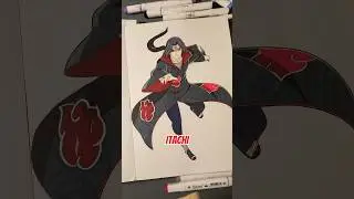 Drawing Itachi Uchiha Undefeated😈 #itachi #art #narutoshippuden