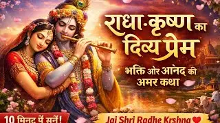 Radha Krishna Bhakti Katha | राधा–कृष्ण का अलौकिक प्रेम #bhaktisong #song #bhakti 