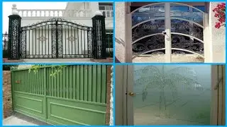 Modern 40 stainless glass Gates design ideas /Iron strong gates