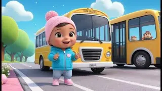 Funny Bus Ride Challenge 🚌👶 | Fun Bus Adventure & Learning Song for Little Kids