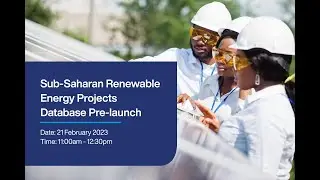 Sub-Saharan RenewableEnergy ProjectsDatabase Pre-launch