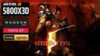 Resident Evil 5 - RX 9070 XT - Ryzen 7 5800X3D - 1440P Ultra