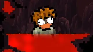 Digging UP IN TERRARIA is not the way.. (Terraria Zenith Seed Legendary)