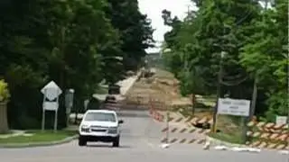Road closed -Local traffic? (HD) Great U-turns! Simple..