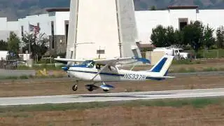 Cessna 172, N5337R Touch & Go at KPOC Brackett Field on 9/12/09 at 1715