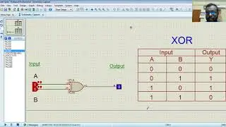 Part - 3: Proteus Simulation of Basic gates (XOR)