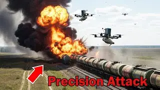 Drone Strike Destroys Russian Fuel Train &ndash; Kremlin Holds Emergency Meeting