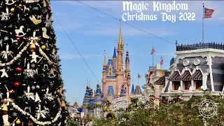 Christmas Day 2022 at Magic Kingdom in 4K | Walt Disney World Orlando Florida December 25th 2022