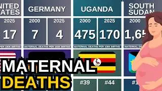 Comparison: 2000 vs 2025 | Maternal Mortality by Country 🌎