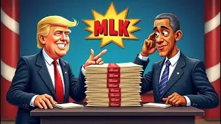 Trump vs. Obama: &ldquo;Release the MLK Files!&rdquo; 🕵️📜 | ToonDiplomacy Satire