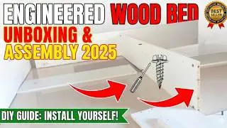 Engineer Wood Bed Installation at Home | How to install a bed yourself without a carpenter | DIY ...