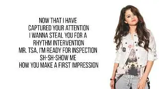 Selena Gomez - Slow Down (Lyrics)