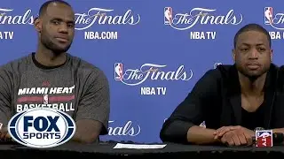 LeBron laughs at reporter's awkward question