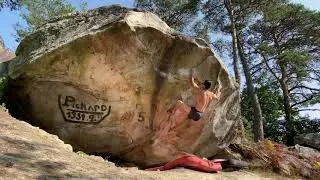 Fontainebleau - Rocher Brûlé - Gaïa (7C)