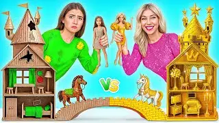 Строим Удивительный Кукольный Домик Дорогой vs Дешевый Челлендж | Смешные Челленджи Multi DO Smile