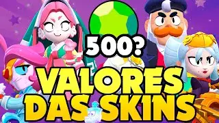 VALORES DAS SKINS da NOVA ATUALIZA&Ccedil;&Atilde;O *MEUS PALPITES* #brawlstars #brawltalk