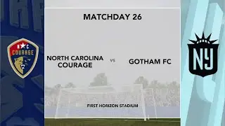 EA FC 26| NC Courage vs Gotham FC | Regular Season | Round 26 | 2025 NWSL w/Gotham FC