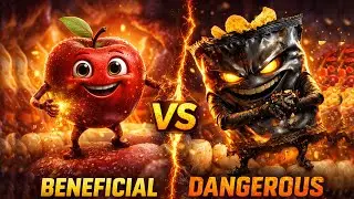 Apple vs Packaged Chips &ndash; What Happens Inside Your Body? (Healthy Food vs Junk Food Animation)