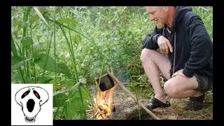 Outdoorübernachtung an Elbe mit Wildschweinbesuch