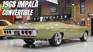 Chevrolet Impala Convertible 1968 года с двигателем 350 V8 &mdash; идеальный американский роскошный кре...