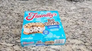 Friendly's Big Chipper Ice Cream Sandwich Review #icecreamsandwich #icecreamlover