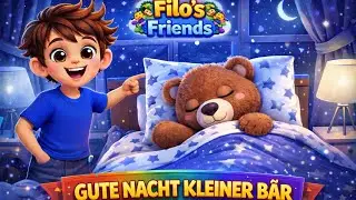 Gute Nacht Video für Kinder  Einschlafen mit Teddy