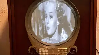 1948 Collectable Zenith Porthole TV, Originally Restored, Working Perfect!
