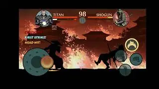 Shadow fight shogun fight😱😱😱