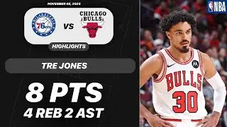 Tre Jones vs Philadelphia 76Ers | 8 PTS 4 REB 2 AST 3 STL | NBA 11-05-2025 Highlights