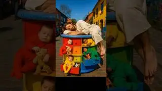 Jesus blessings 🌈👶😇✨ Babies run into the furniture shop in Copenhagen, Denmark! #jesus #shorts