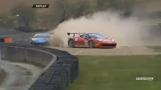 Ferrari Challenge North America 2017. Race 1 Autodromo Internazionale del Mugello. Crash | Spins