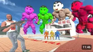 Franklin Play Hide And Kill With Strongest Shinchan In Indian Bike Driving 3d | Indian Bike Driving