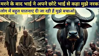 मारा हुआ बड़ा भाई कैसे छोटे भाई से कहता है भाई मुझे नरक लोक से बचाओ मैं बहुत दुखी हूं emotional sto