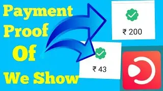Payment Proof Of We Show || We Show Payment Proof by Tech Arena