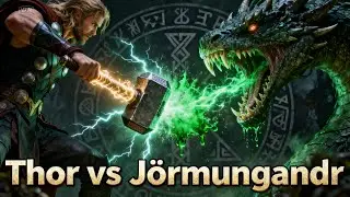 The Epic Battle of Thor vs J&ouml;rmungandr | Dark Fantasy Norse Mythology