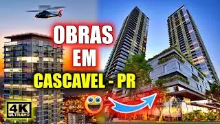 OBRAS DO SQUARE LIFE CENTER EM CASCAVEL - PR #arquitetura #obras #drone #apartamento #corporate