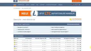 BTC senden von bitcoin.de