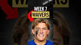 Top Waiver Wire Pickups Week 7