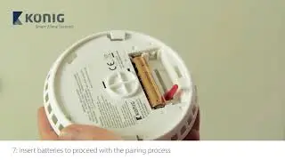 Konig smart smoke detector SAS-CLALSD10 installation