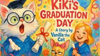Kiki&rsquo;s Graduation Day 🎓 | ESL Story Told by Vanilla the Cat | Kindergarten Farewell for Kids