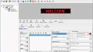 Setting running teks single color 96 x 16