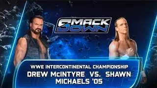 C.)Drew McIntyre vs Shawn Michaels *Intercontinental Championship 