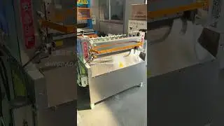 Automatic rubber strip cutter machine slitting cutting machinery for rubber processing.