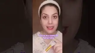 How to do a chemical peel at home #shorts #shortsvideo #skincare see full video
